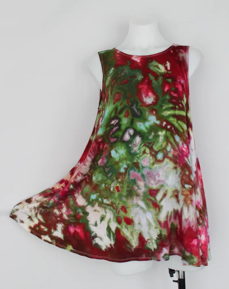 Sleeveless tunic size Small ice dye - Napa Valley crinkle