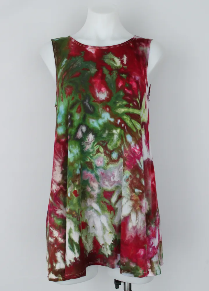 Sleeveless tunic size Small ice dye - Napa Valley crinkle