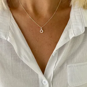 SOLIS | Silver Sun Necklace