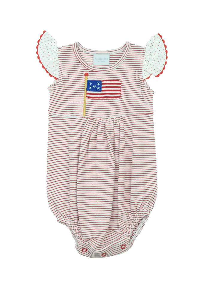 Squiggles 4th of July Romper