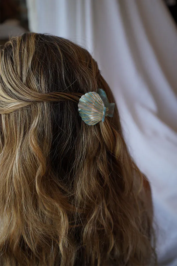 St Barth's  Shell Hair Clip