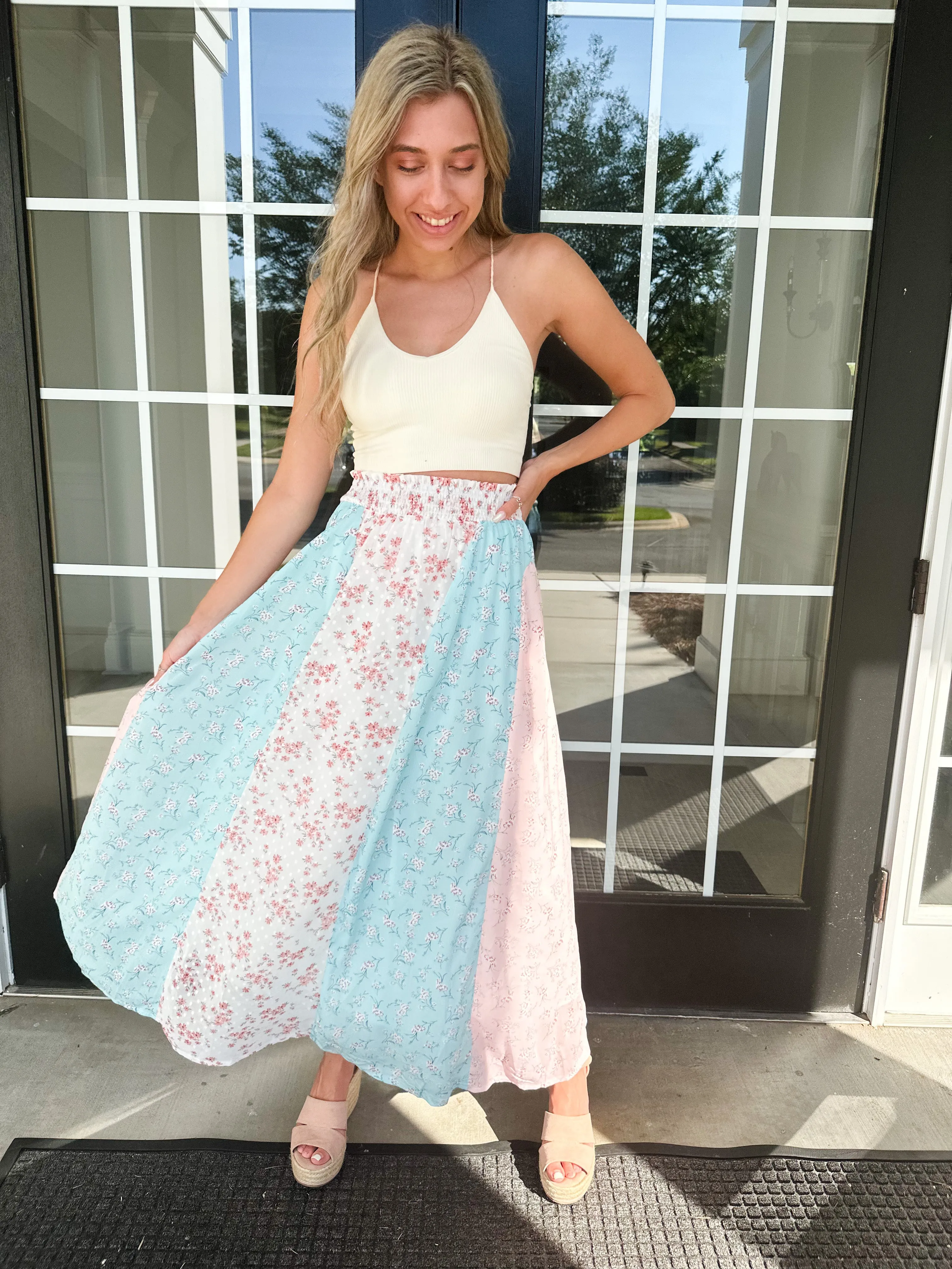 Starburst Maxi Skirt