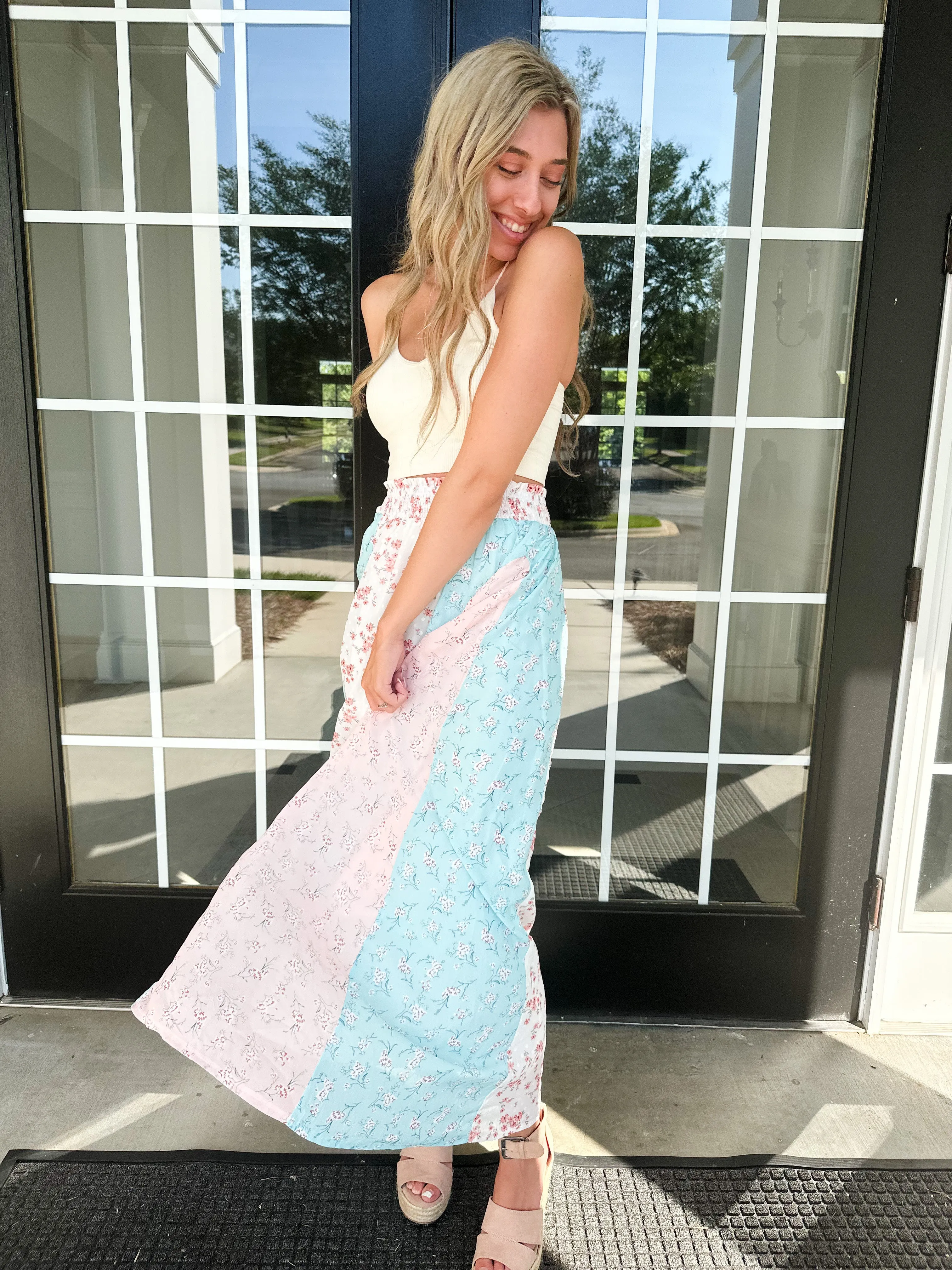 Starburst Maxi Skirt