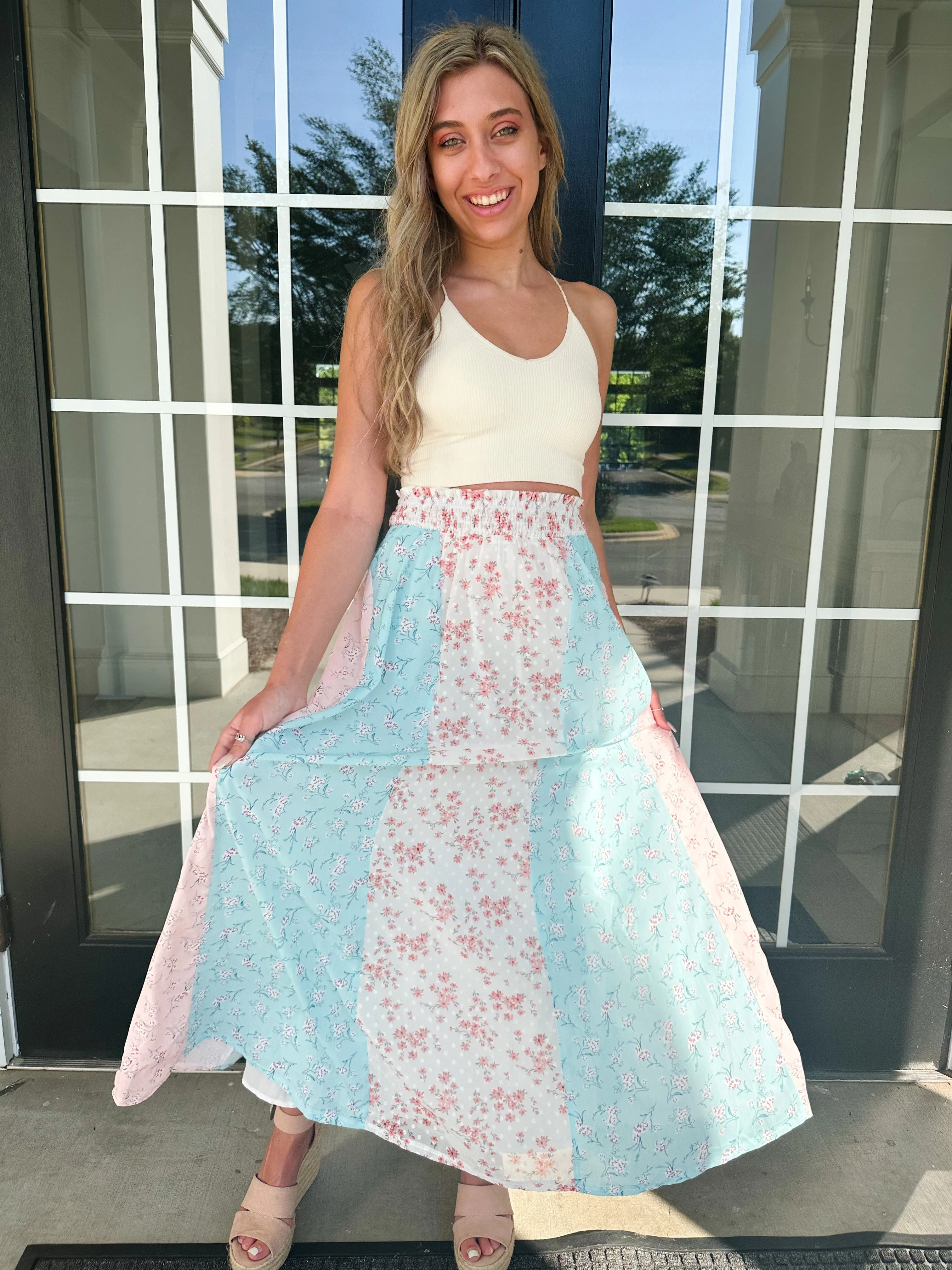 Starburst Maxi Skirt