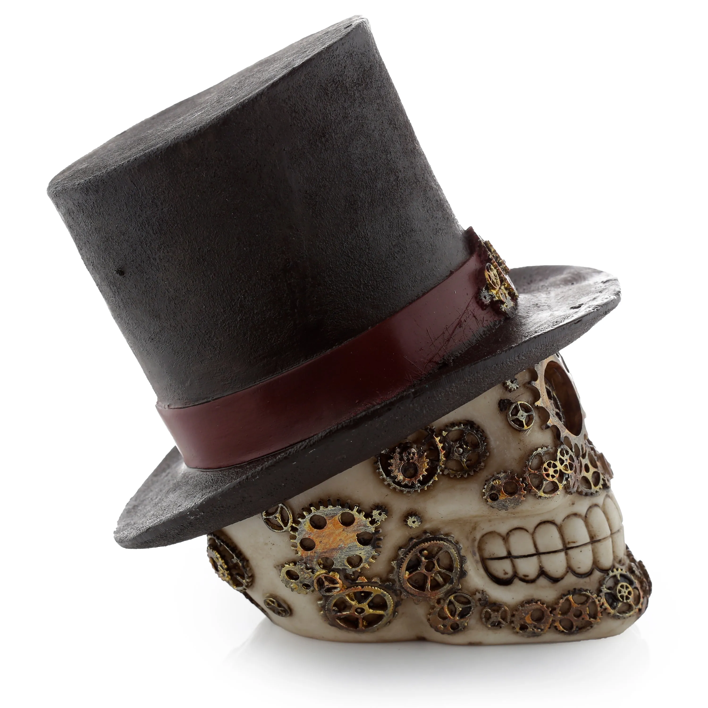 Steampunk Style Skull with Top Hat