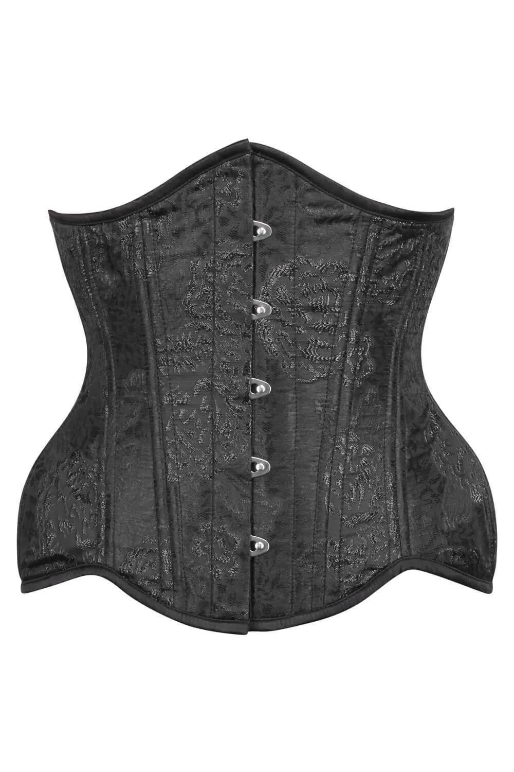 Steel Boned Curvy Gothic Waist Trainer Corset