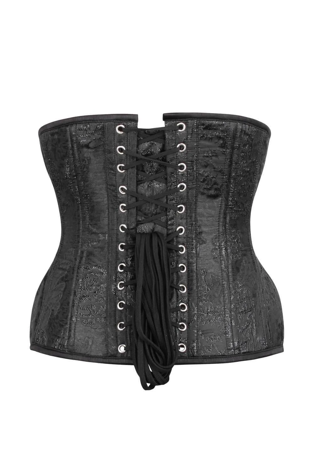 Steel Boned Curvy Gothic Waist Trainer Corset