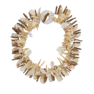Stick Pearl and Shell Necklace