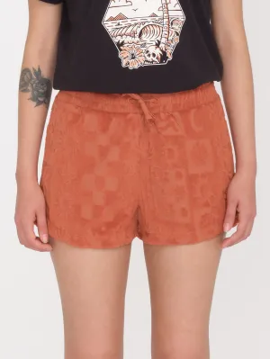 Sunny Wild Terry Cloth Short - ROSEWOOD