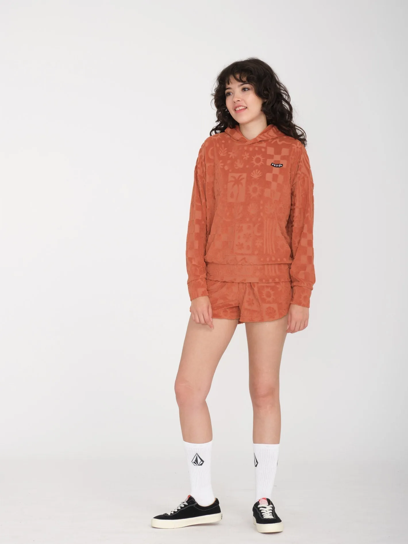 Sunny Wild Terry Cloth Short - ROSEWOOD