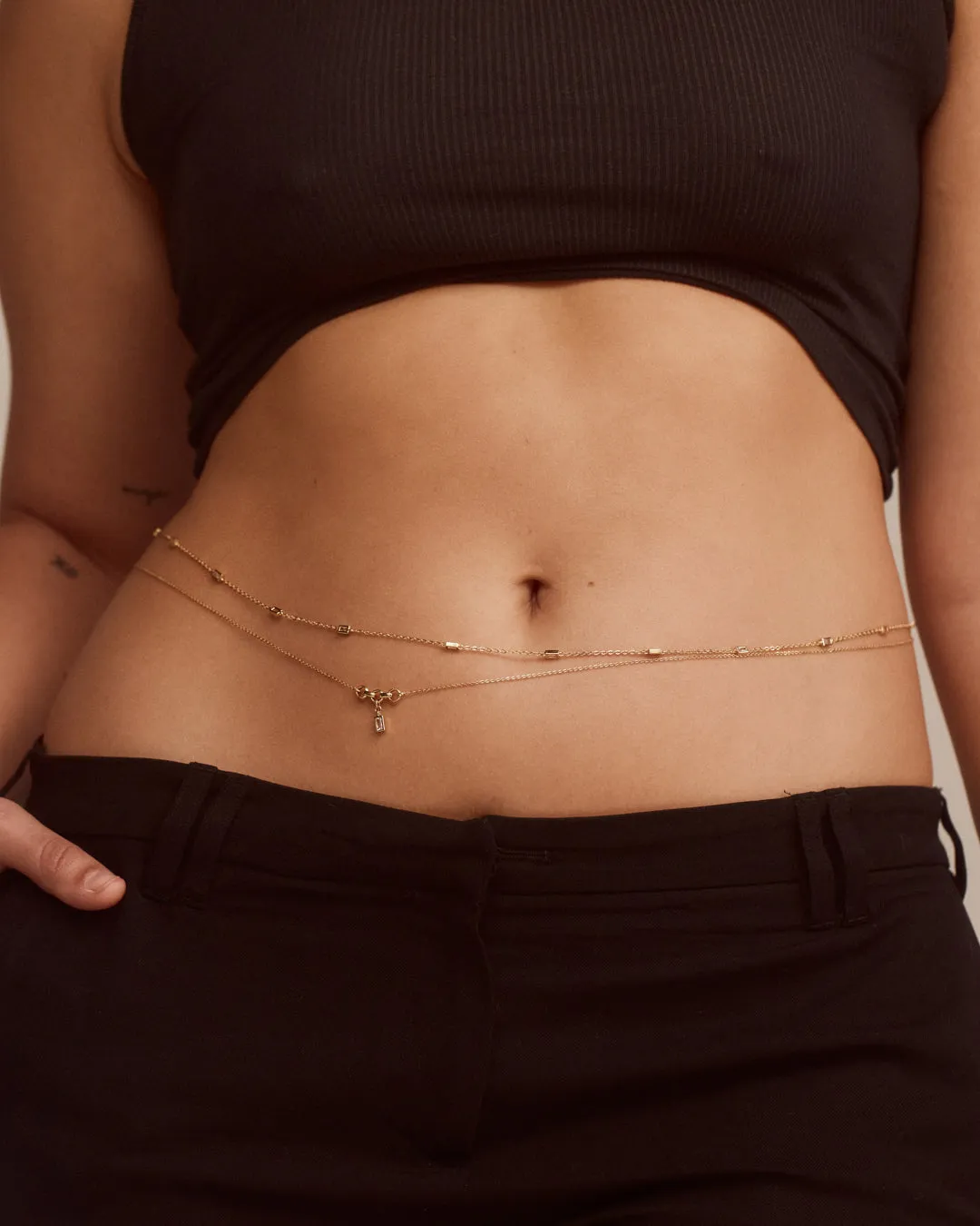 Sunrise on South Beach Belly Chain Set- Gold