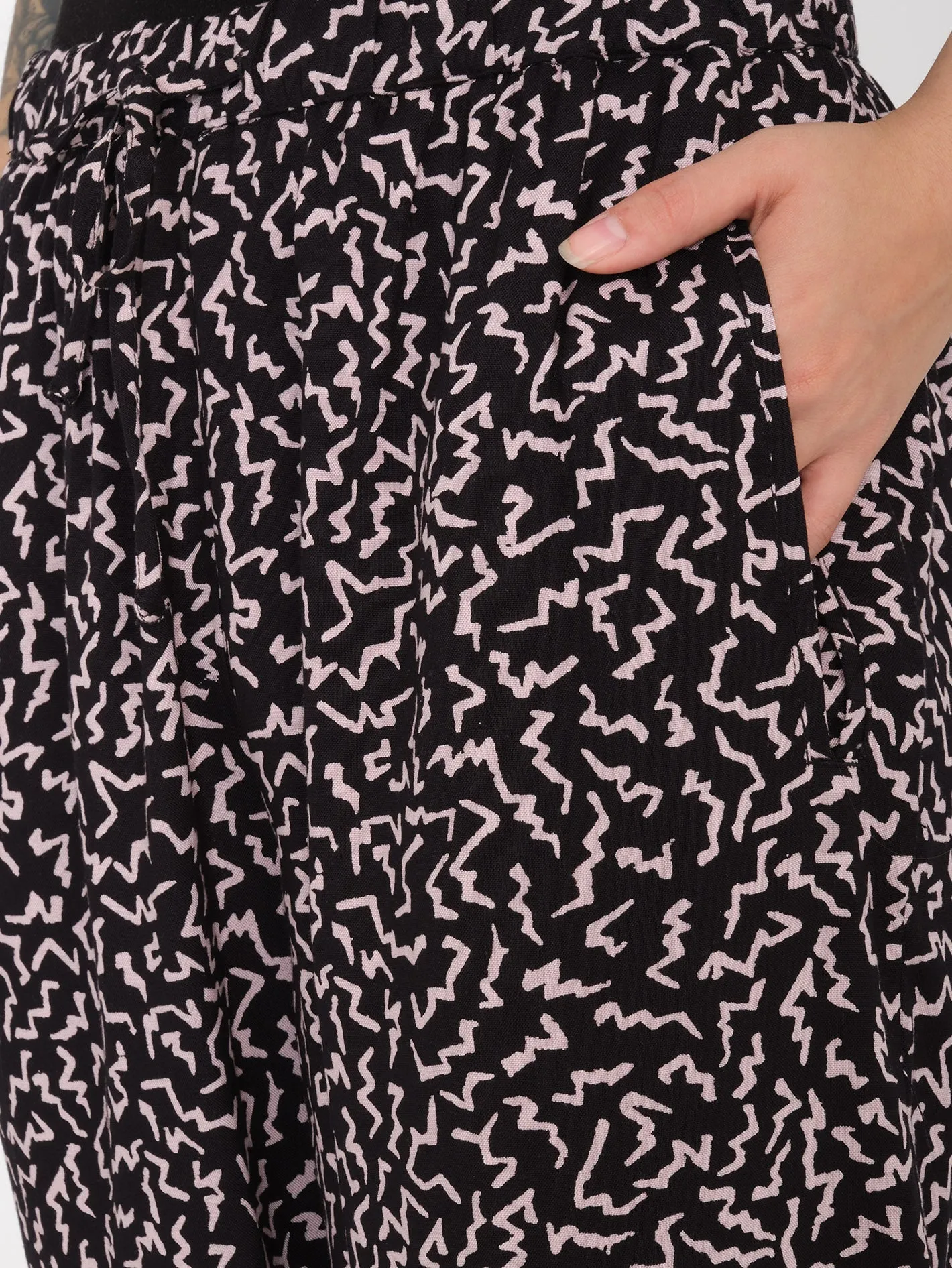 Surfpunk Elastic Waist Hose - BLACK