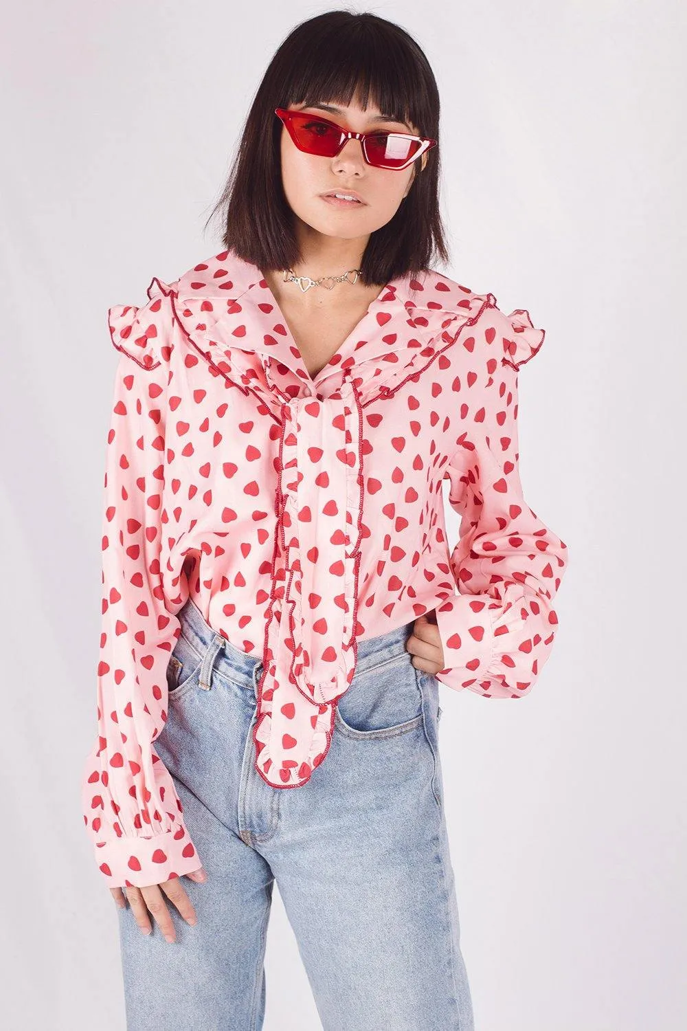 SWEET HEARTS BLOUSE