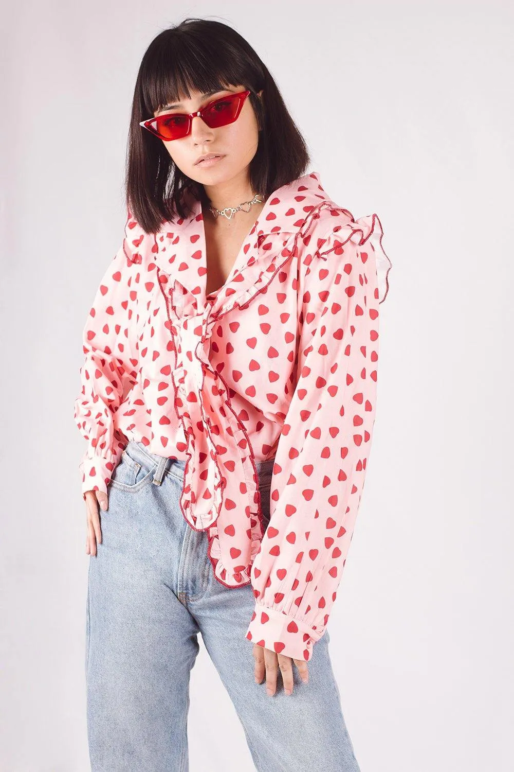SWEET HEARTS BLOUSE