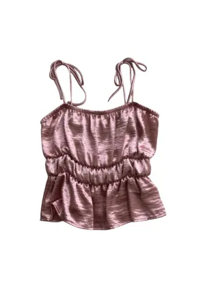 Teigan Satin Cami Top - Pink