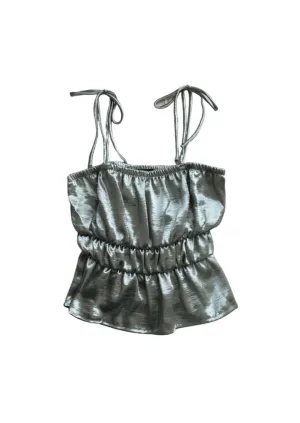 Teigan Satin Cami Top - Sage