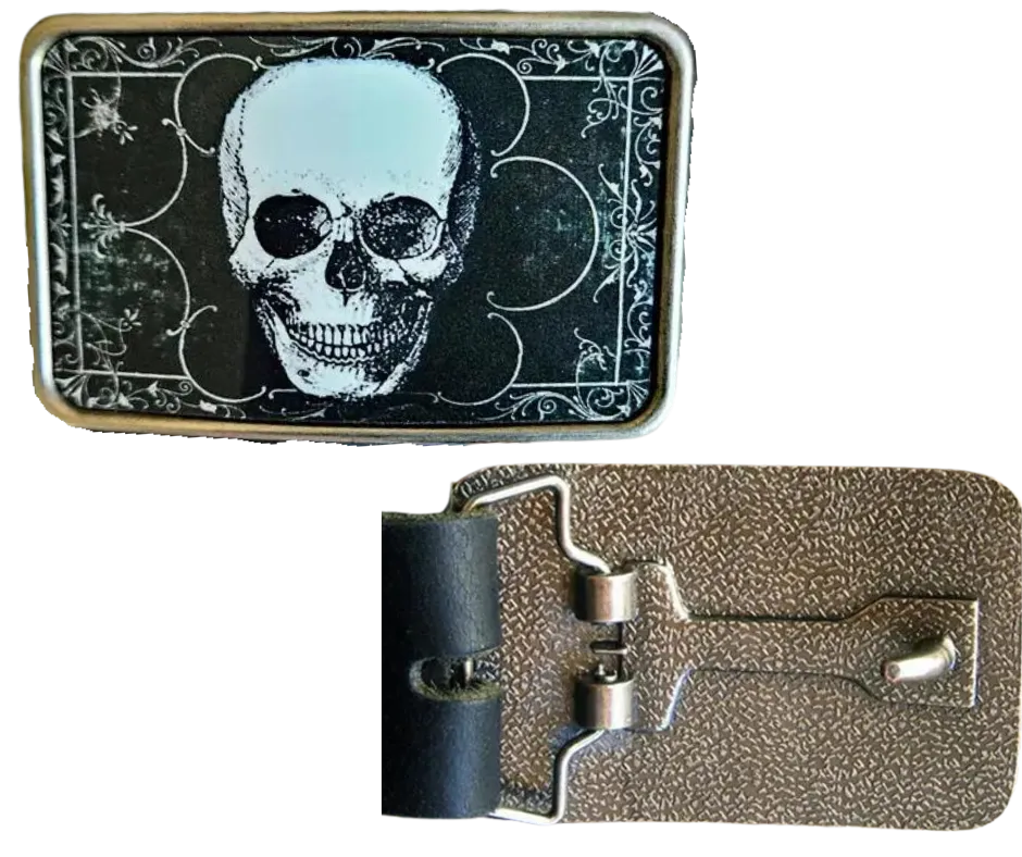 The Gothic Skull Belt Buckle
