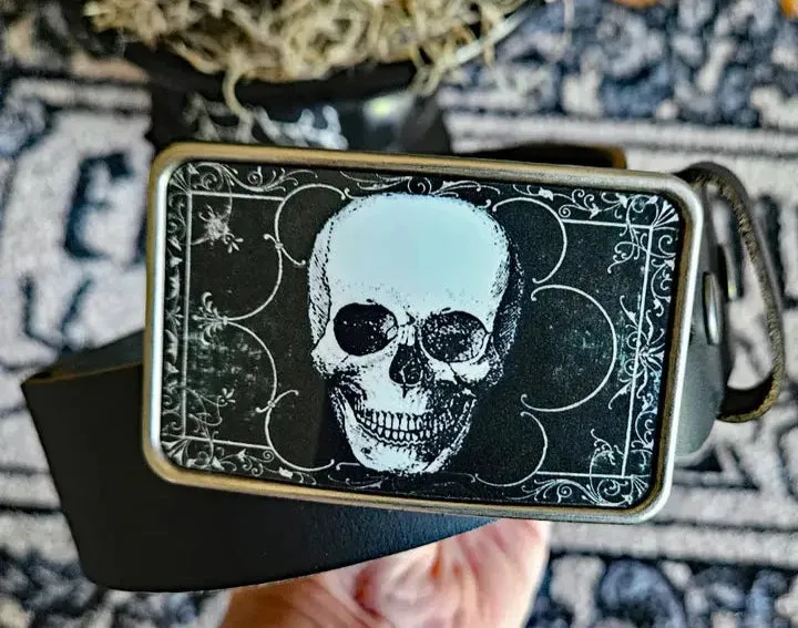 The Gothic Skull Belt Buckle