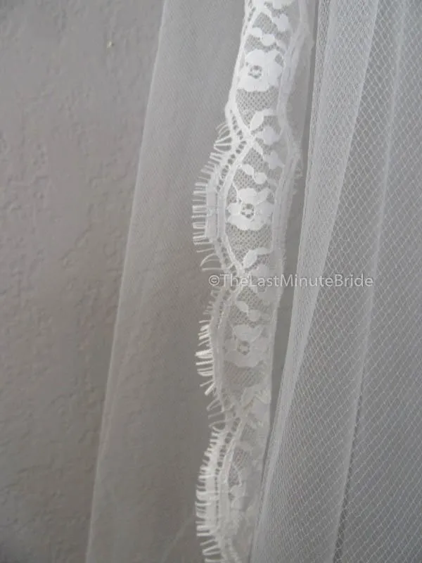 The Last Minute Bride Veil Style #5F-Chantilly