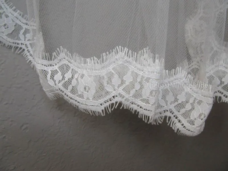 The Last Minute Bride Veil Style #5F-Chantilly