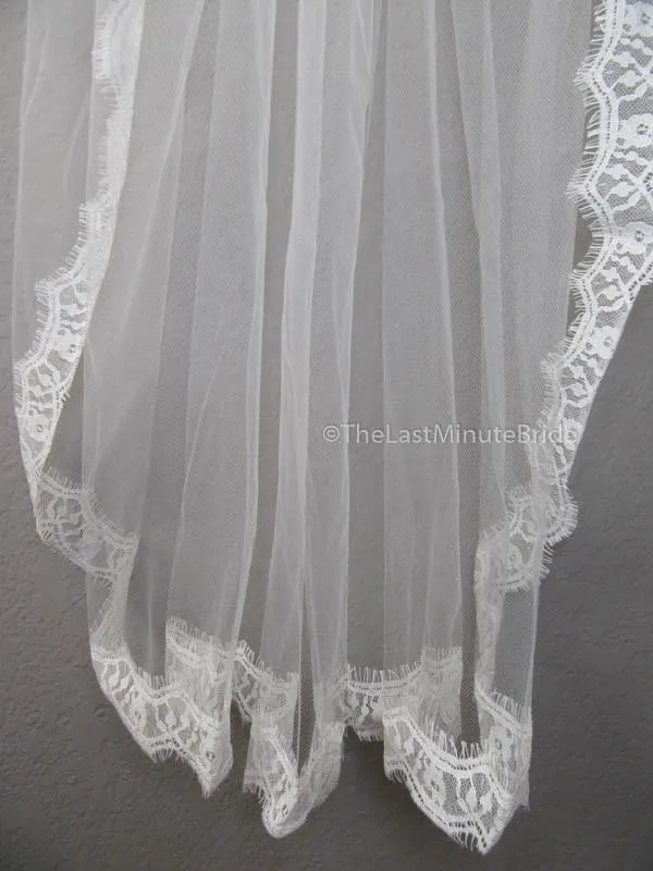 The Last Minute Bride Veil Style #5F-Chantilly
