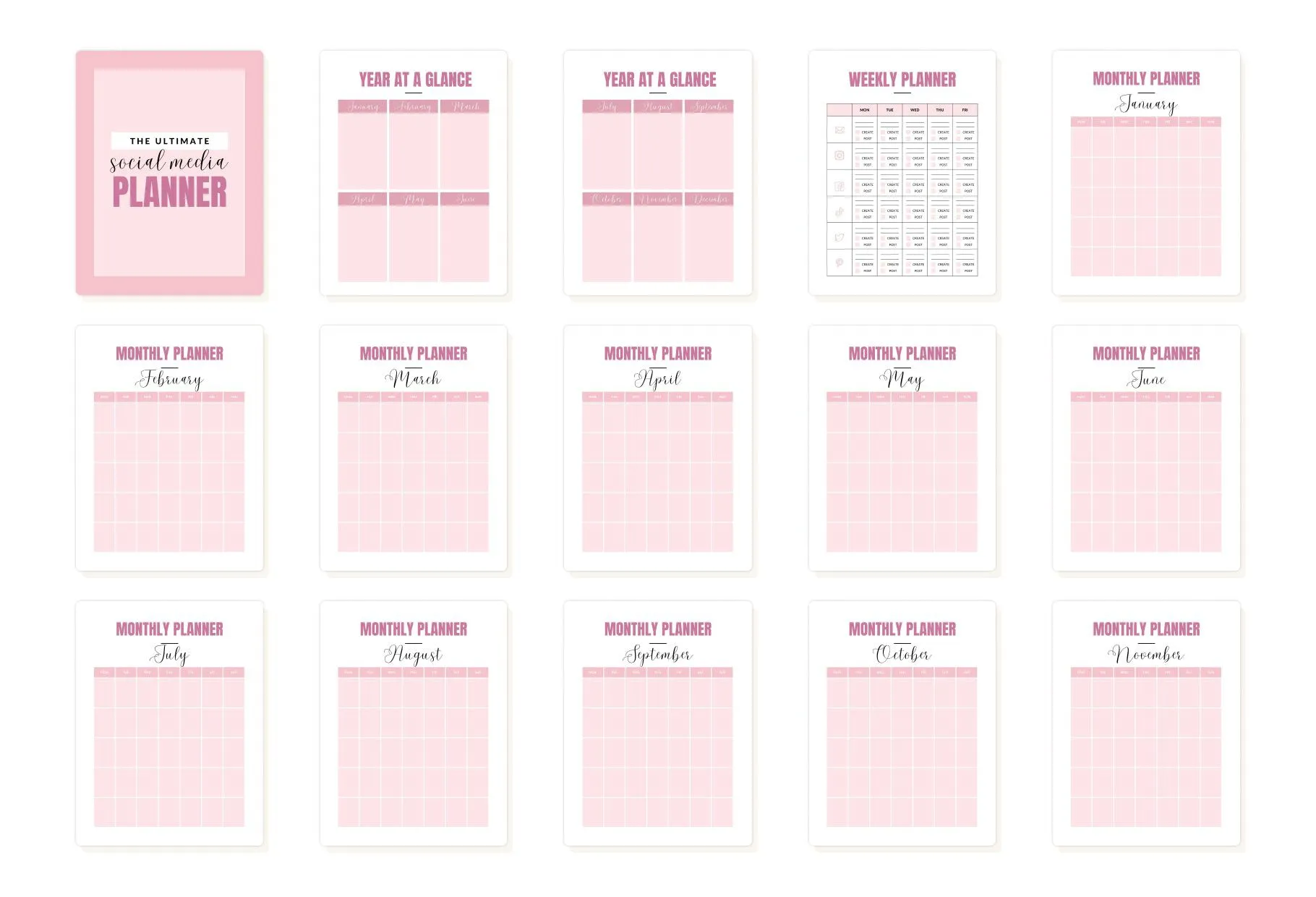 The Ultimate Social Media Planner