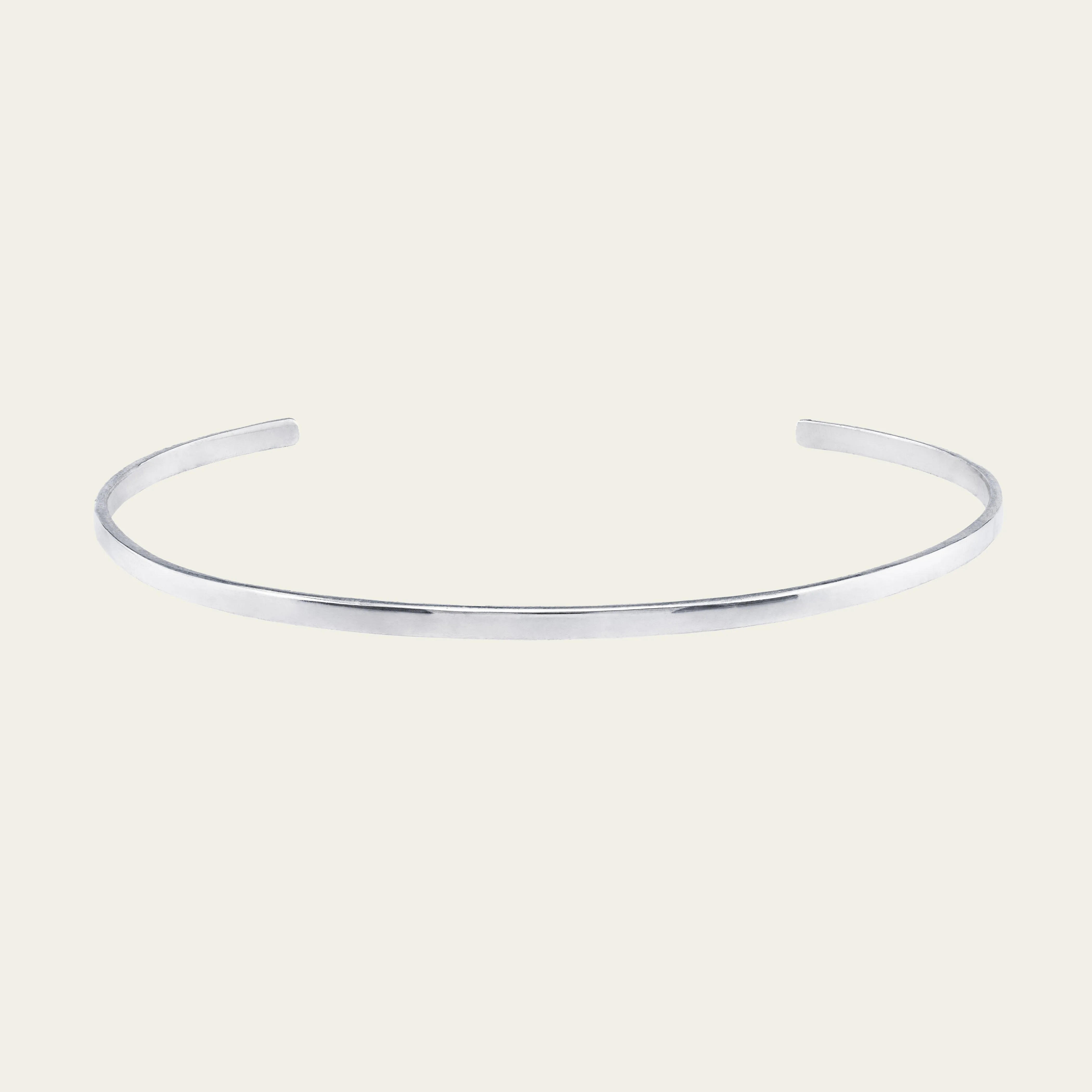 Thin Silver Choker