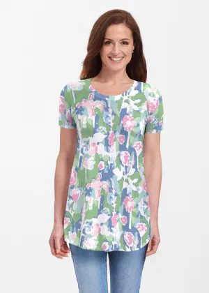 Tiptoe Tulips (20416) ~ Short Sleeve Butterknit tunic
