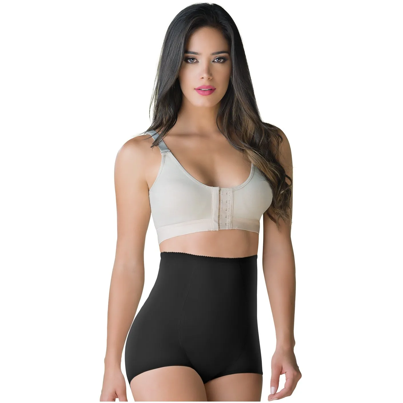 Tummy and waist control panty style girdle