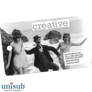 Unisub Sublimation Blank FRP Key Tag - 2" x 3" - Rectangle