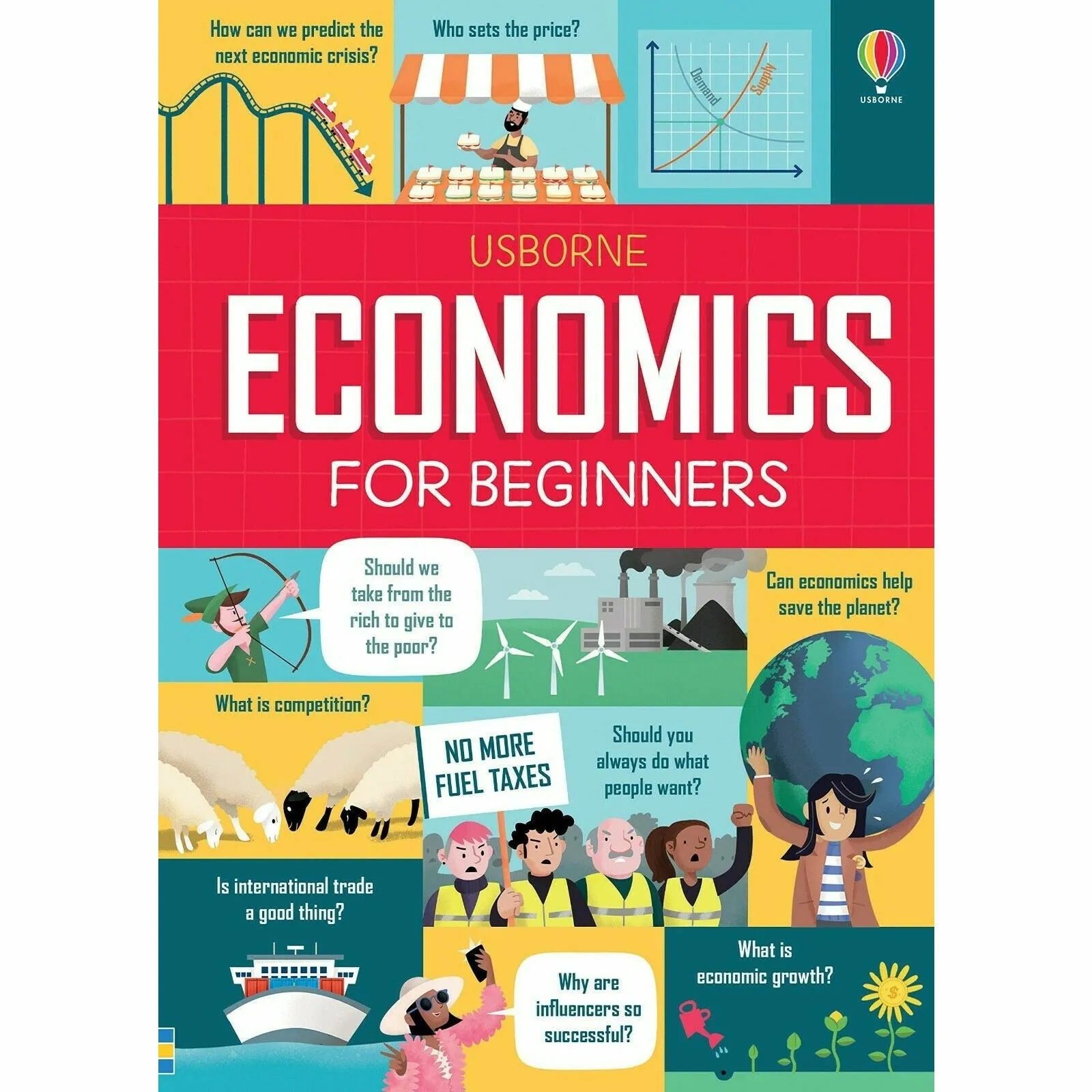 Usborne Big Subject for Beginners 5 Books Collection Box Set (Money, Economics, Business, Politics & Philosophy)