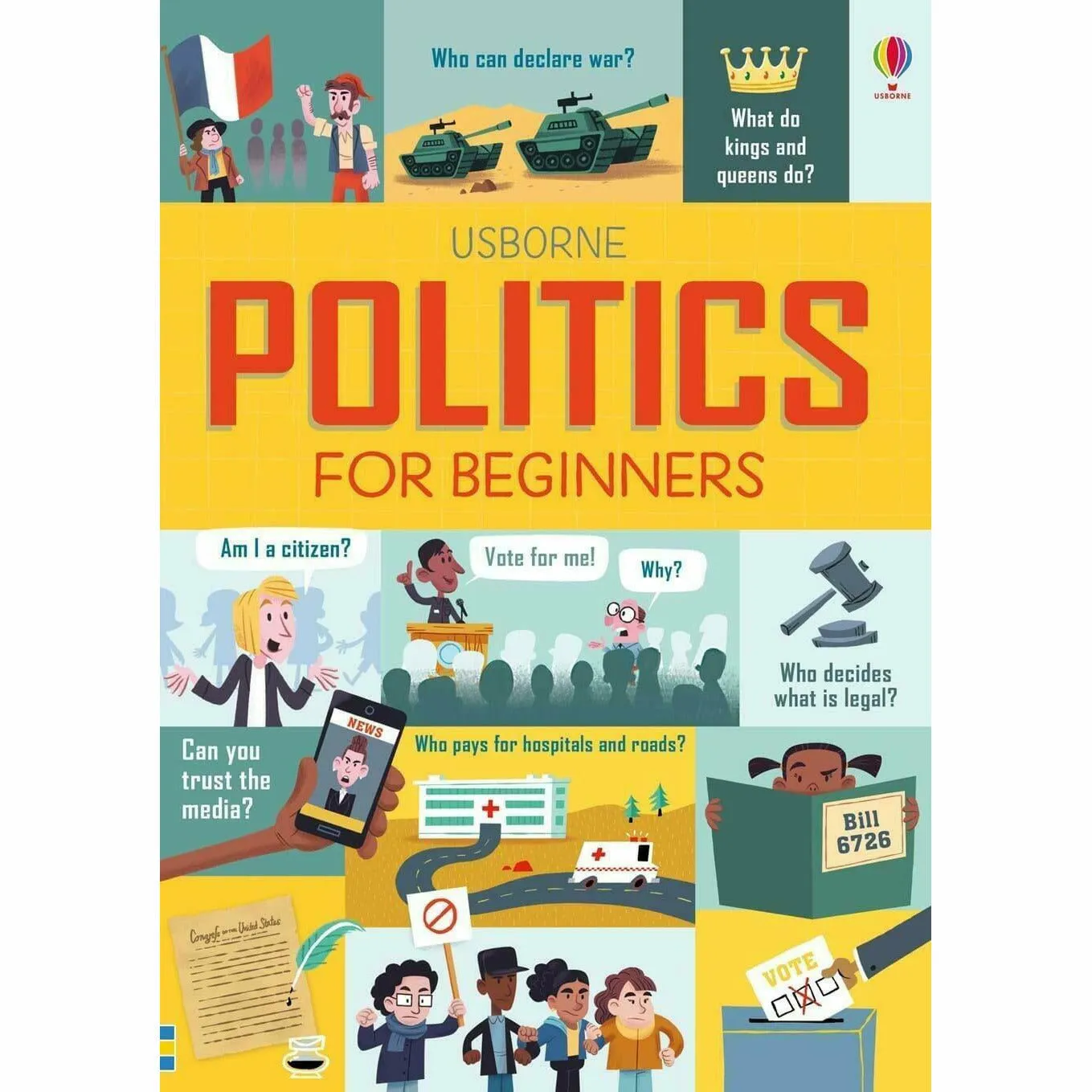 Usborne Big Subject for Beginners 5 Books Collection Box Set (Money, Economics, Business, Politics & Philosophy)