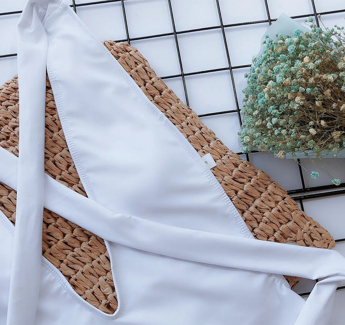V Tied One-Piece Swimsuit