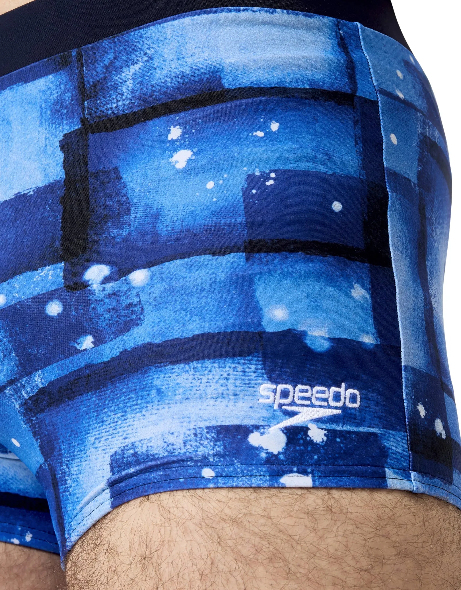 Valmilton Allover Aquashort - Blue/Navy