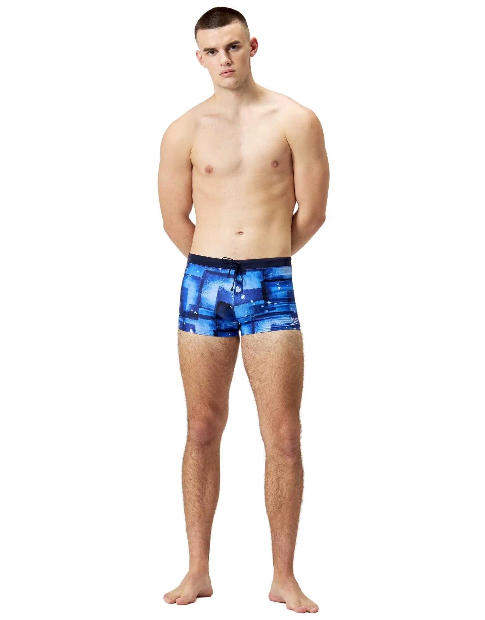 Valmilton Allover Aquashort - Blue/Navy