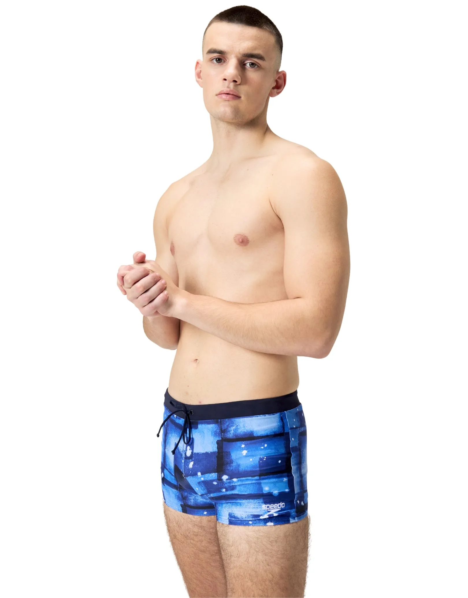 Valmilton Allover Aquashort - Blue/Navy