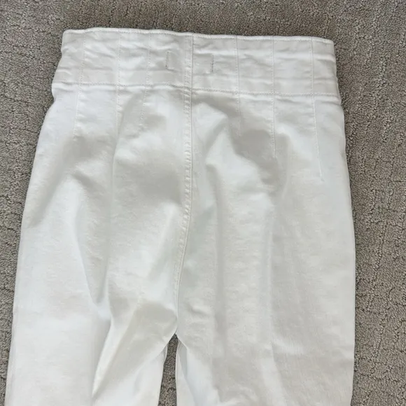 We The Free Jayde Flare Jeans Pure White High Rise Stretch New