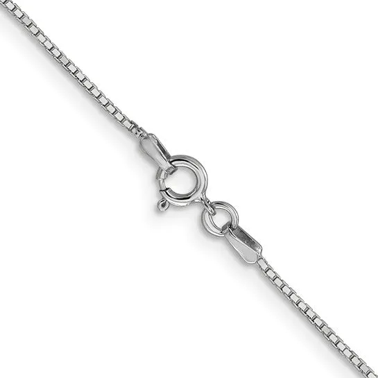 White Gold Box Chain