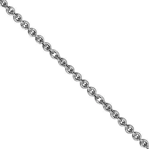 White Gold Cable Chain