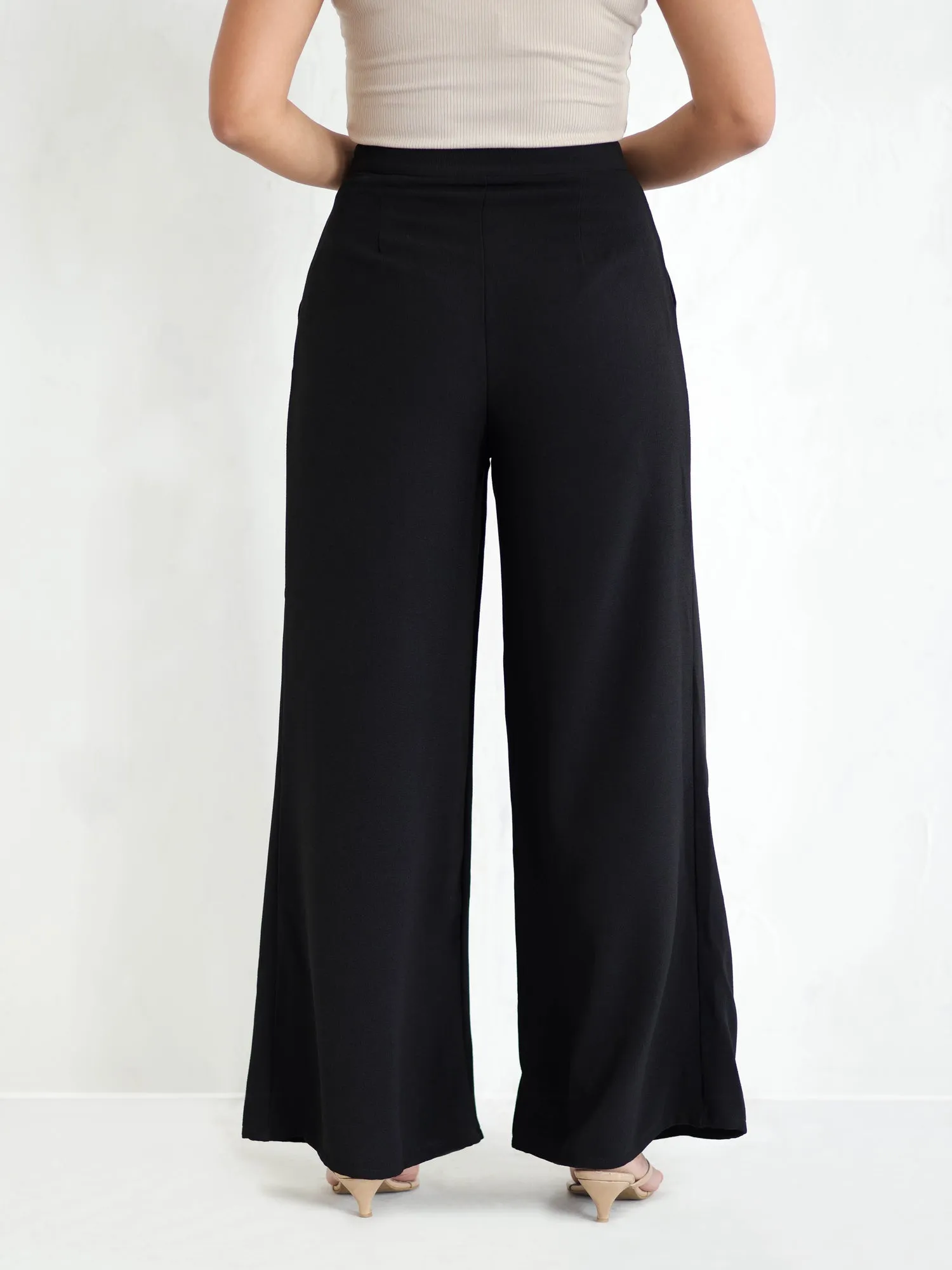Wide Leg High Waist Pant