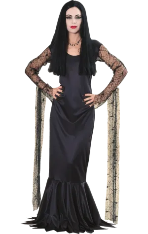 Womens Addams Family Morticia Addams Costume