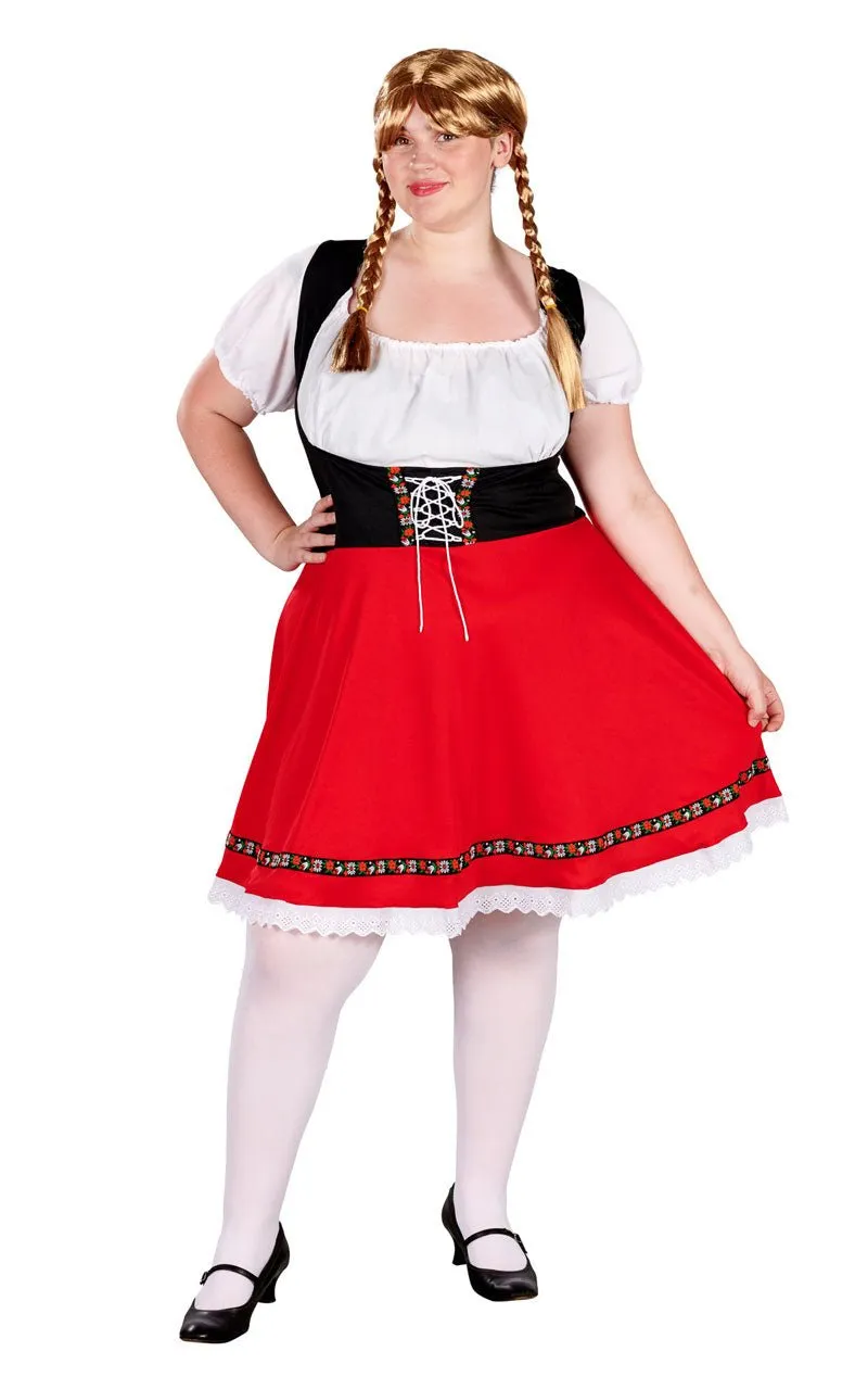 Womens Plus Size Bavarian Costume