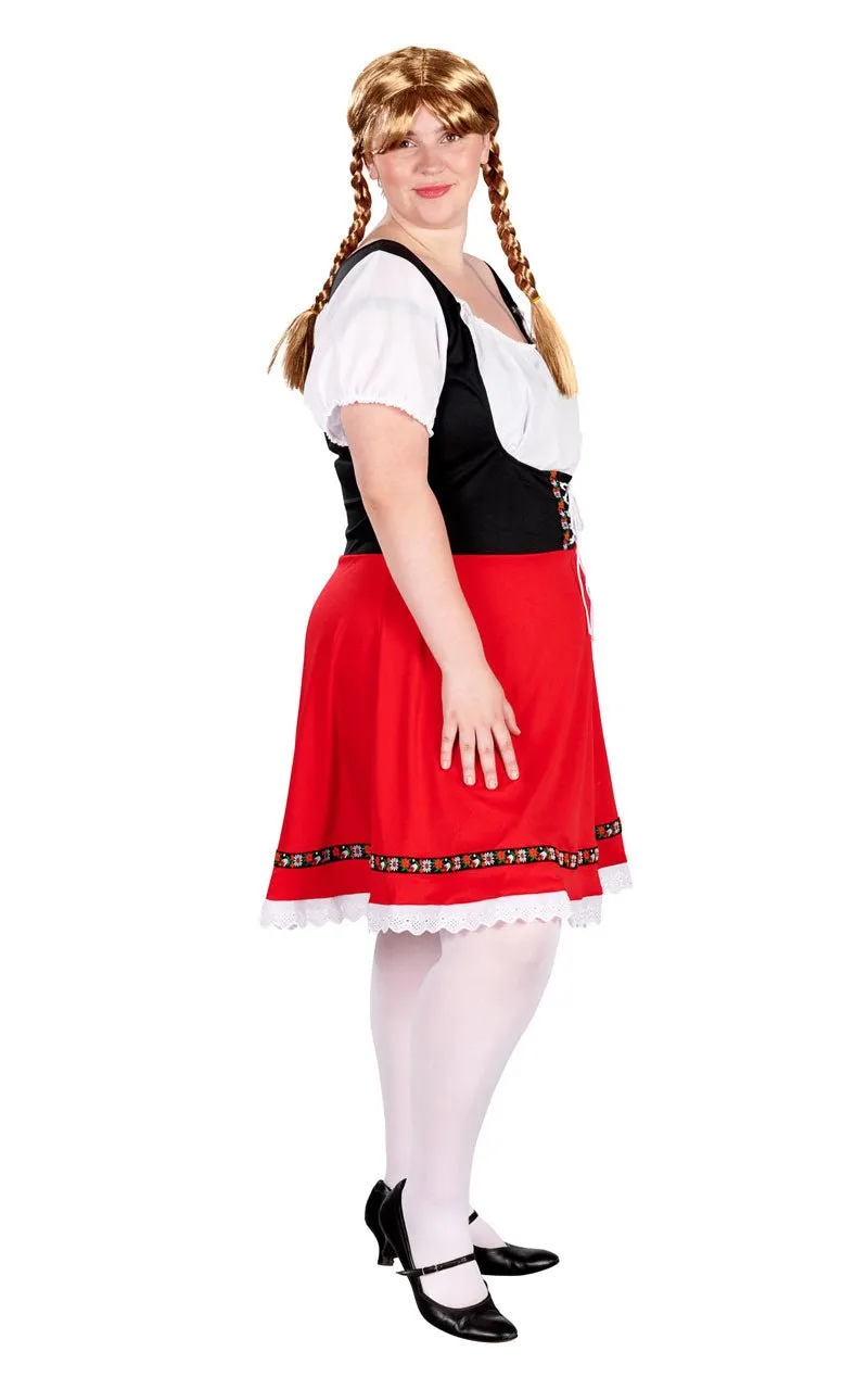 Womens Plus Size Bavarian Costume