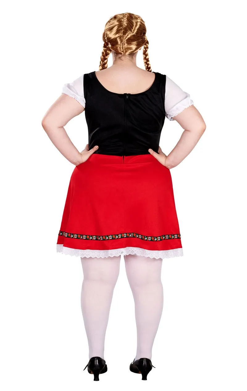 Womens Plus Size Bavarian Costume